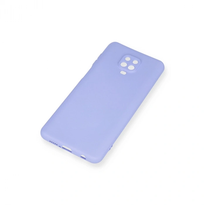 Xiaomi Redmi Note 9 Pro Kılıf Nano İçi Kadife Silikon - Lila