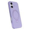 Apple İphone 16 Plus Regal Magsafe Standlı Kapak - Lila