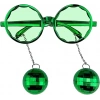 Disko Toplu Küpeli Parti Gözlüğü Yeşil Renk