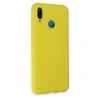 Huawei P20 Lite Kılıf Nano İçi Kadife Silikon - Sarı
