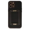 İphone 12 Pro Kılıf Coco Elit Kapak - Siyah