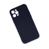 İphone 12 Pro Max Kılıf Nano İçi Kadife Silikon - Lacivert