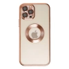 İphone 12 Pro Max Kılıf Slot Silikon - Rose Gold