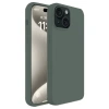 İphone 15 Kılıf First Silikon - Koyu Yeşil