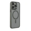 İphone 15 Pro Max Kılıf Room Magneticsafe Silikon - Gri
