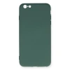 İphone 6 Plus Kılıf Nano İçi Kadife Silikon - Koyu Yeşil