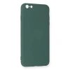 İphone 6 Plus Kılıf Nano İçi Kadife Silikon - Koyu Yeşil