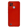 Realme C21 Kılıf Nano İçi Kadife Silikon - Kırmızı