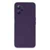 Realme C35 Kılıf Nano İçi Kadife Silikon - Mor