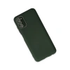 Samsung Galaxy A03s Kılıf Lansman Glass Kapak - Koyu Yeşil
