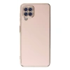 Samsung Galaxy A12 Kılıf Volet Silikon - Pembe