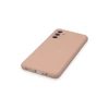 Samsung Galaxy A14 4g Kılıf Nano İçi Kadife Silikon - Pudra