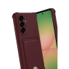 Samsung Galaxy A17 5g Kelvin Kartvizitli Silikon - Bordo