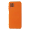 Samsung Galaxy A22 Kılıf Nano İçi Kadife Silikon - Turuncu