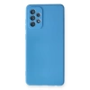 Samsung Galaxy A72 Kılıf Nano İçi Kadife Silikon - Mavi