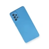 Samsung Galaxy A72 Kılıf Nano İçi Kadife Silikon - Mavi