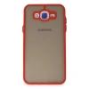 Samsung Galaxy J7 Kılıf Montreal Silikon Kapak - Kırmızı