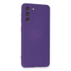 Samsung Galaxy S21 Kılıf Nano İçi Kadife Silikon - Mor