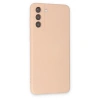 Samsung Galaxy S21 Plus Kılıf Nano İçi Kadife Silikon - Pudra