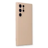 Samsung Galaxy S24 Ultra Kılıf Nano İçi Kadife Silikon - Pudra