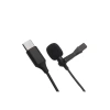 Type-c 2 Metre Double Mikrofon - Siyah