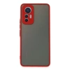Xiaomi Mi 12 Lite Kılıf Montreal Silikon Kapak - Kırmızı
