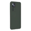 Xiaomi Mi 12t Pro Kılıf Nano İçi Kadife Silikon - Koyu Yeşil