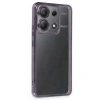 Xiaomi Poco X6 Kılıf Razer Lensli Silikon - Mor