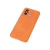 Xiaomi Redmi 12c Kılıf Nano İçi Kadife Silikon - Turuncu