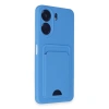 Xiaomi Redmi 13c Kılıf Kelvin Kartvizitli Silikon - Mavi