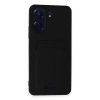 Xiaomi Redmi 13c Kılıf Kelvin Kartvizitli Silikon - Siyah