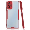 Xiaomi Redmi Note 10 Pro Kılıf Platin Silikon - Kırmızı