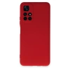 Xiaomi Redmi Note 11t Kılıf Nano İçi Kadife Silikon - Kırmızı