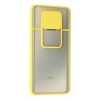 Xiaomi Redmi Note 9 Pro Kılıf Palm Buzlu Kamera Sürgülü Silikon - Sarı