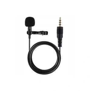 3.5mm Jak 1.5 Metre Double Mikrofon - Siyah