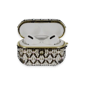 Airpods Pro 2 (2.nesil) Klor Taşlı Kılıf - Desen 2