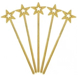 Altın Renk Yıldız Peri Asası Peri Değneği 34 Cm 1 Adet