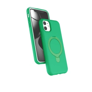 Apple İphone 11 Regal Magsafe Standlı Kapak - Yeşil