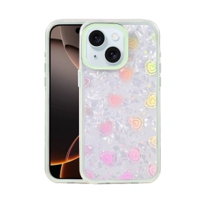 Apple İphone 14 Lumi Desenli Kapak - Yeşil