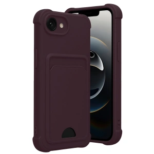 Apple İphone 16e Kelvin Kartvizitli Silikon - Derin Mor