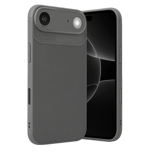 Apple İphone 17 Air Auto Focus Karbon Kapak - Gri