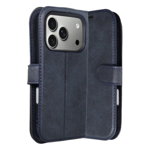 Apple İphone 17 Pro Max Trend S Plus Kapaklı Kılıf - Lacivert