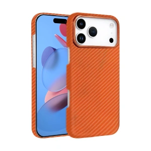 Apple İphone 17 Pro Max Vega Magsafe Kapak - Turuncu