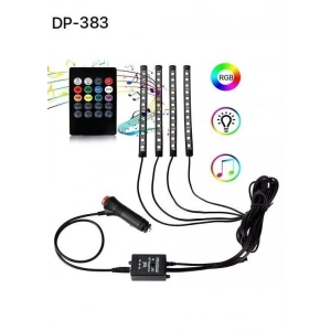 Araç İçi Ayak Altı Ses Duyarlı Şerit Led 4lü Set