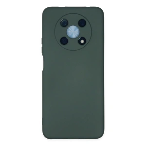 Huawei Nova Y90 Kılıf Nano İçi Kadife Silikon - Koyu Yeşil
