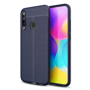 Huawei P40 Lite E Kılıf Auto Focus Kapak - Lacivert