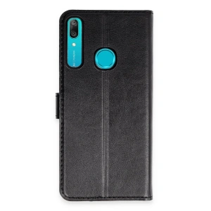 Huawei Y6 Prime Kılıf Trend S Plus Kapaklı Kılıf - Siyah