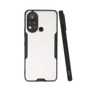 İnfinix Hot 11s Kılıf Platin Silikon - Siyah