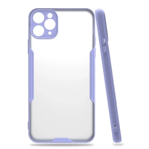 İphone 11 Pro Kılıf Platin Silikon - Lila