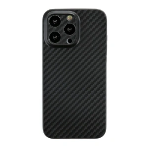 İphone 13 Pro Kılıf Karbon Pp Silikon - Siyah